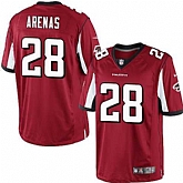 Nike Men & Women & Youth Falcons #28 Arenas Red Team Color Game Jersey,baseball caps,new era cap wholesale,wholesale hats